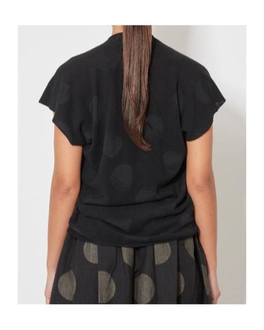 Uma Wang Black Short-Sleeved Top