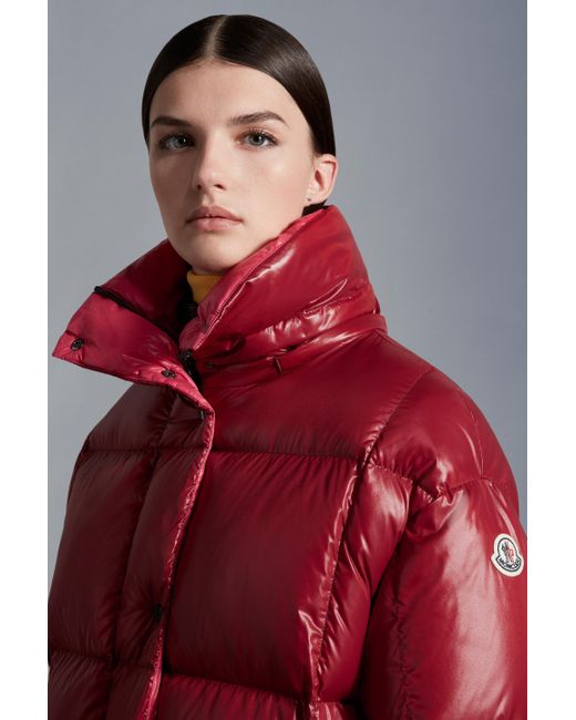 Moncler Red Parana Short Down Jacket