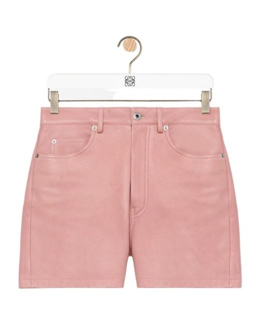 Loewe Pink Belt Loop Shorts for men