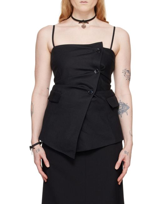 Acne Black Blazer-Style Top