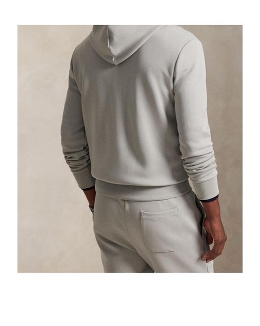 Polo Ralph Lauren Gray Full-Zip Tech Hoodie for men