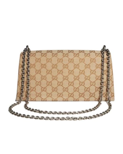 Gucci Natural Dionysus Monogrammed Medium Shoulder Bag