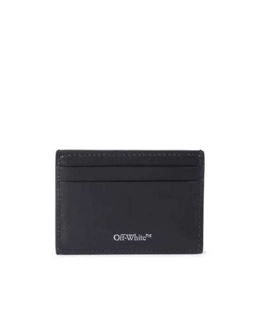 Off-White c/o Virgil Abloh Black Jitney Quote Card Holder for men