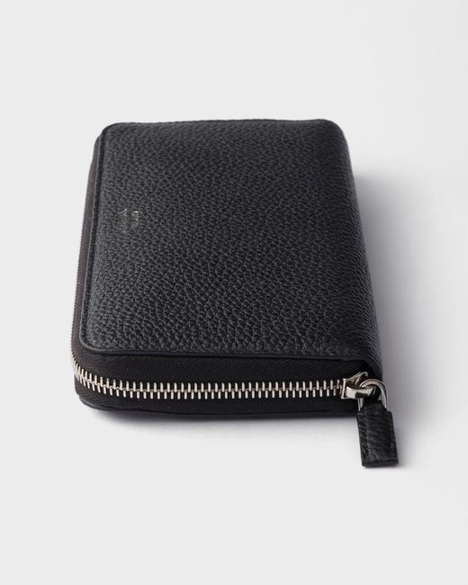 Prada Black Leather Wallet