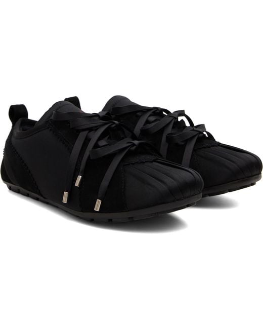 Simone Rocha Black Ballerina Grip Sneakers for men