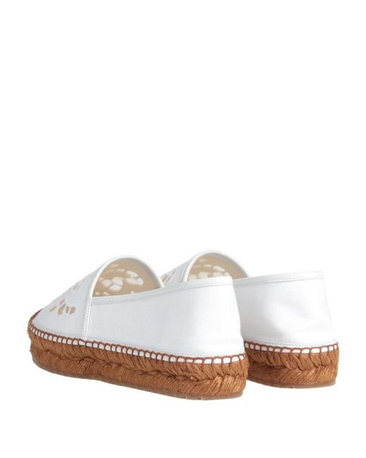 Dolce & Gabbana White Solid Color Espadrilles