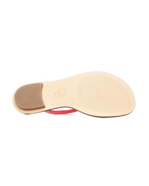 Michael Kors Pink Logo Sandals