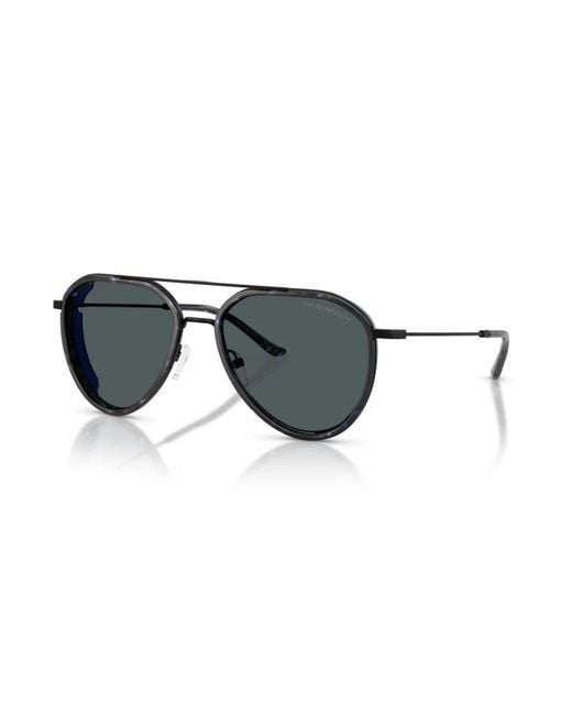 Emporio Armani Black Full Frame Sunglasses for men