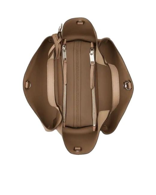 Tod's Natural Logo Plaque Mini Top Handle Bag