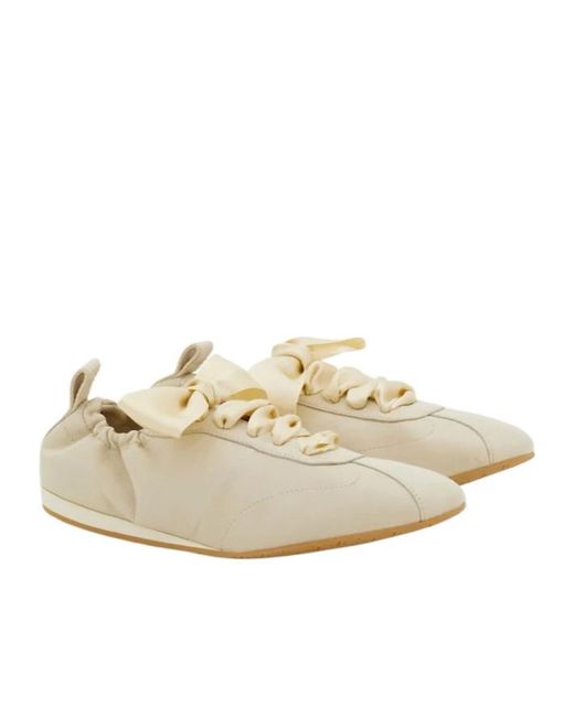 Ferragamo White Hybrid Sneaker