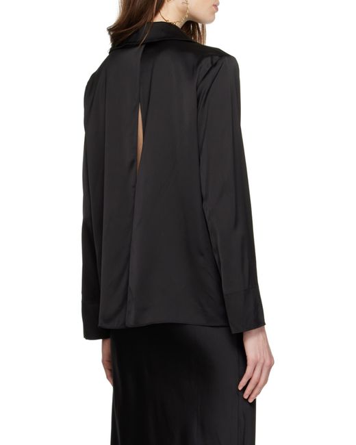 Jacquemus Blue Logo Plaque Long-Sleeve Shirt