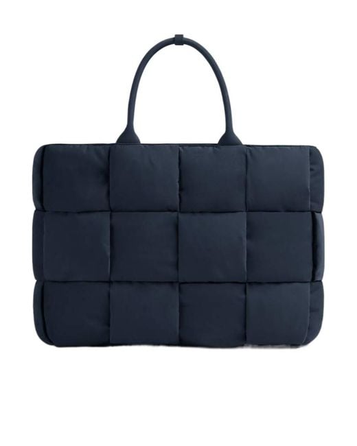Bottega Veneta Blue Large Arco Padded Tote Bag for men