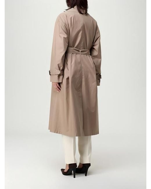 Max Mara Natural The Cube Fiorito Double-Breasted Belted Coat