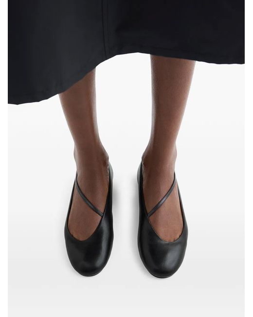 Jil Sander Black Elyss Ballerinas