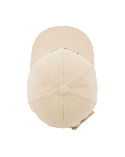 Stella McCartney Natural Logo Hat