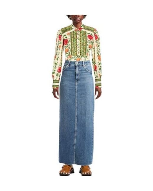 Farm Rio Green Patterned Long Sleeve Shirt
