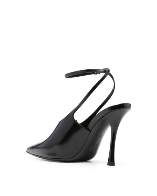Givenchy Black Show Pointed-Toe Slingback Pumps
