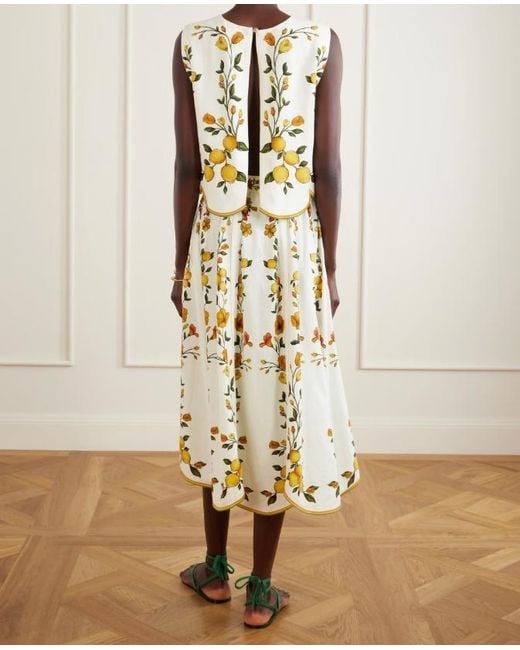 Farm Rio Metallic Patterned Sleeveless Vest