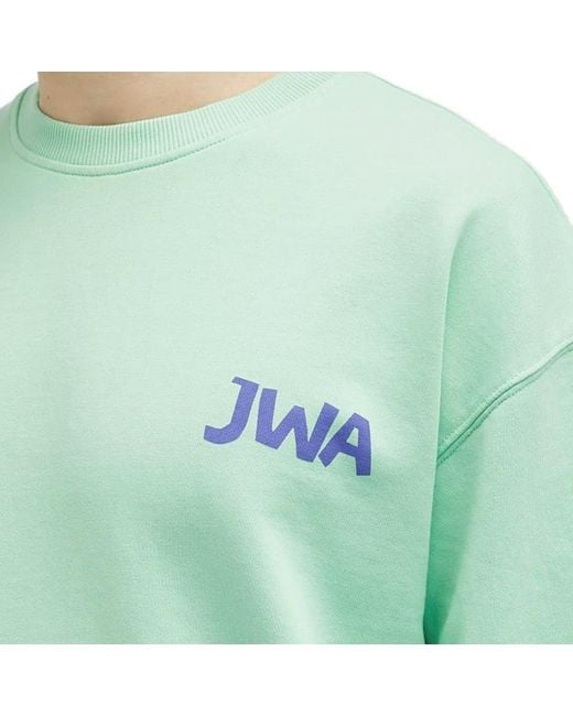 J.W. Anderson Green Crew Neck Sweatshirt for men