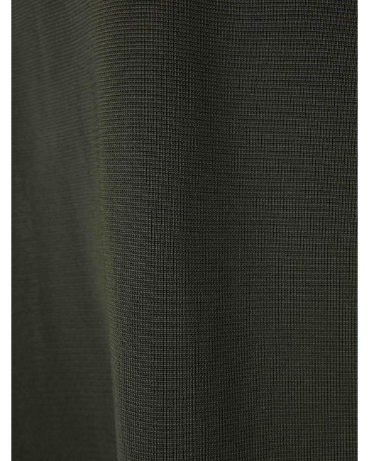 AMI Green V-Neck Maxi Dress