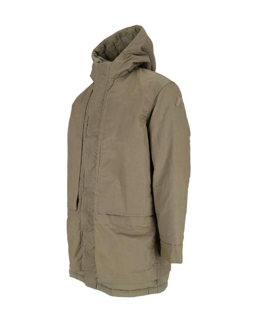 K-Way Green Hooded Coat for men