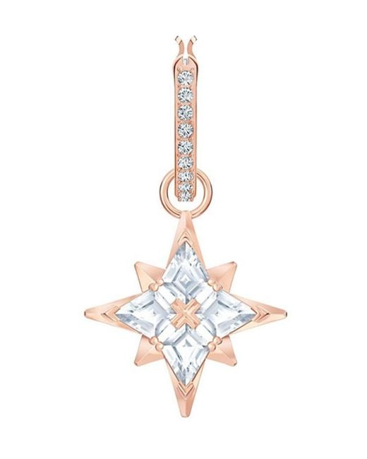 Swarovski White Star Earrings