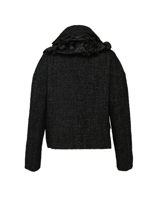 Comme des Garçons Black Ruffled Jacket