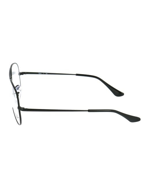 Ray-Ban White Aviator Frame Glasses for men