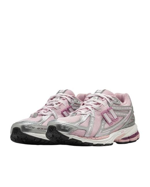 New Balance Gray Lace-Up Sneakers