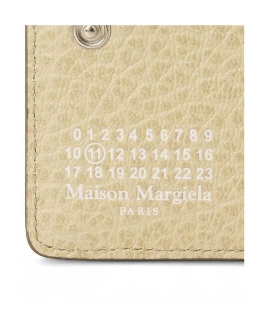 Maison Margiela Gray Keyring Card Wallet for men