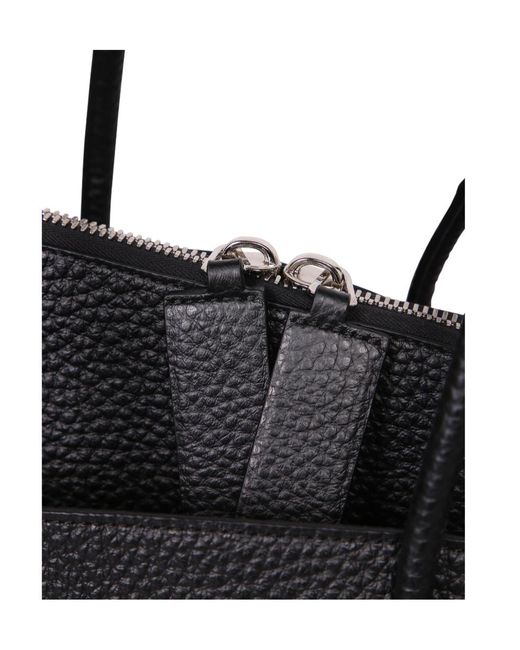 The Attico Black Double-Handle Handbag