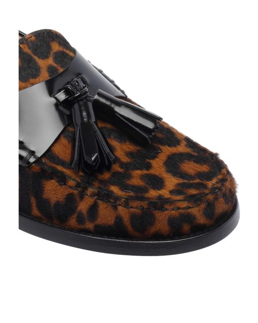 Stuart Weitzman Black Tassel Loafers