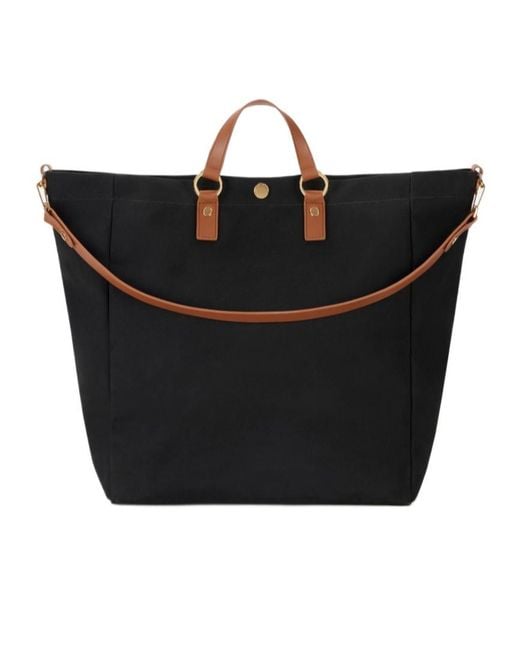 Elisabetta Franchi Black Logo Printed Tote Bag