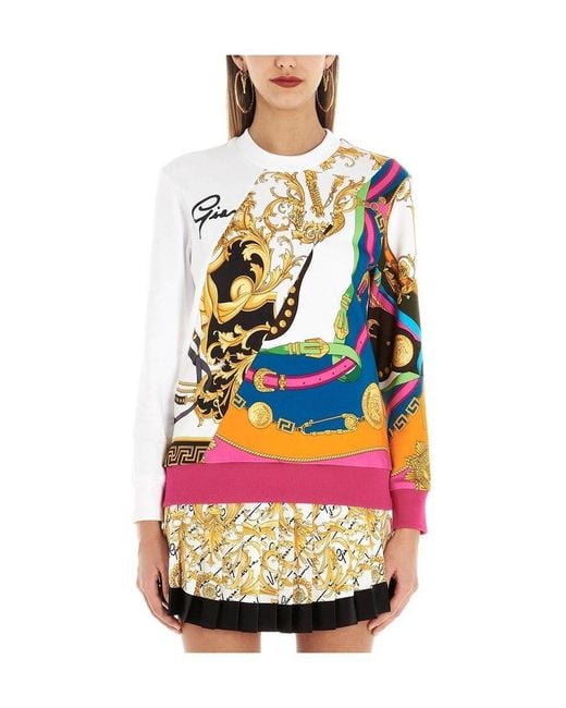 Versace Pink Printed Sweater