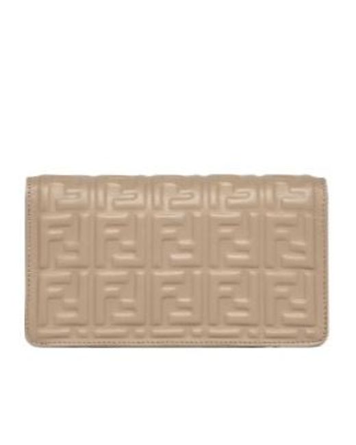 Fendi Metallic Baguette Small Shoulder Bag