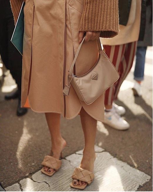 Bottega Veneta Pink Lido Mule