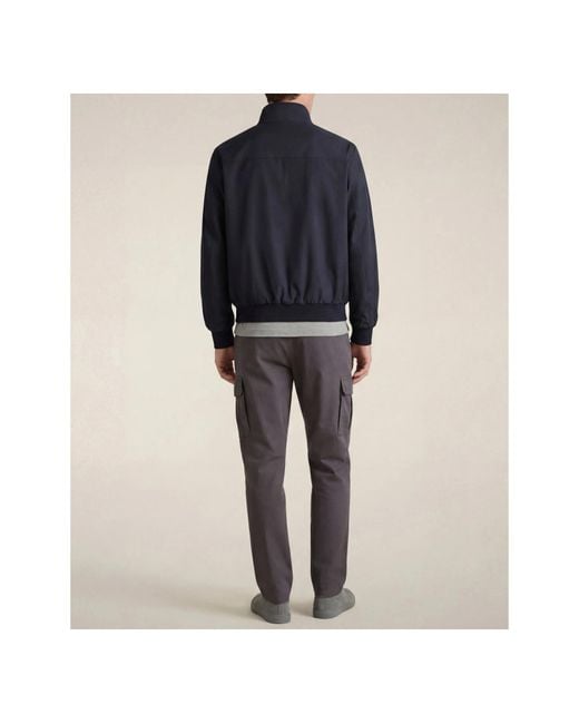 Save The Duck Blue Tech Waterproof Bomber Jacket for men
