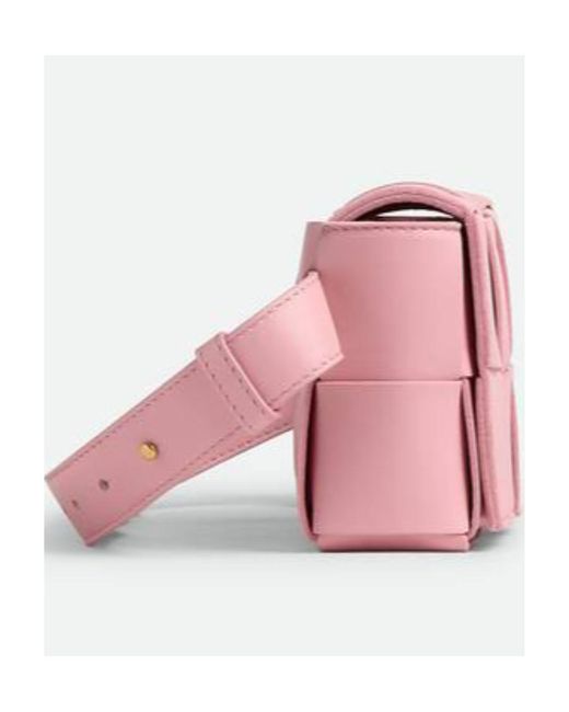 Bottega Veneta Pink Mini Cassette Fanny Pack