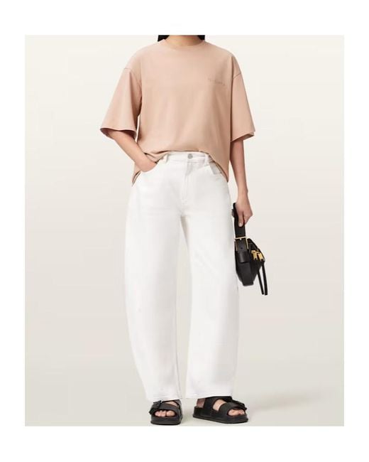 AllSaints Natural Covenant Amelie Oversized T-Shirt