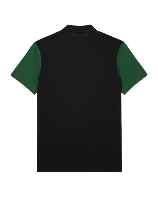 Lacoste Green Colorblock Shortsleeve Polo Shirt for men