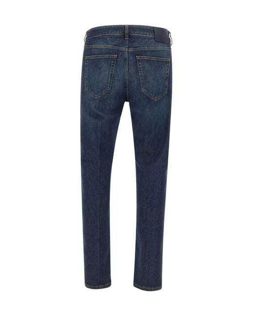Pt Pantaloni Blue Straight-Leg Jeans for men