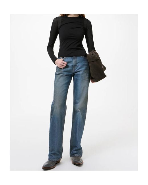 Our Legacy Black Super Slim Long-Sleeve Knitted Top