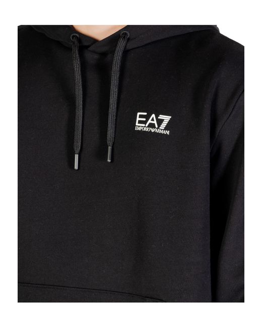 EA7 Black Long-Sleeve Sweatshirt for men