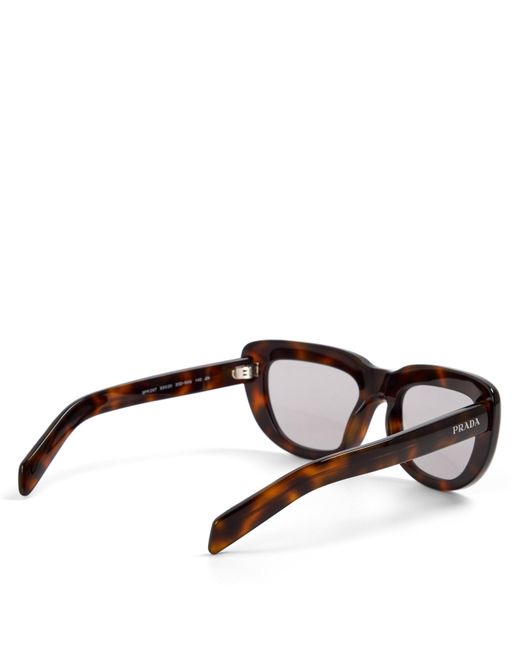 Prada White Oversized Sunglasses