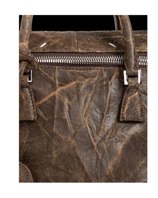 Maison Margiela Brown 5Ac Soft Mini Tote Bag