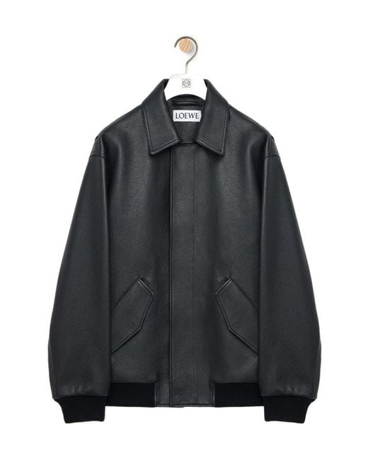Loewe Black Bomber Jacket for men