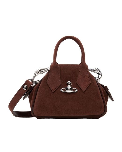 Vivienne Westwood Brown Yasmine Mini Shoulder Bag