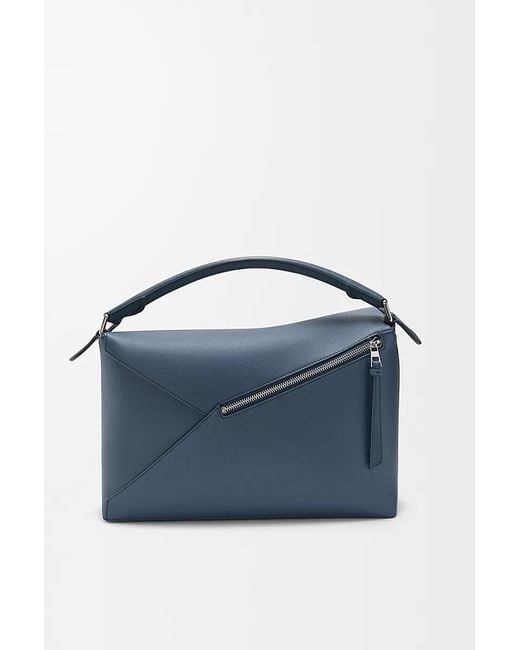 Loewe Blue Puzzle Edge Large Shoulder Bag for men