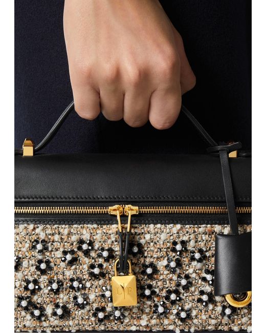Loro Piana Black Extra Bag L23 Shoulder Bag