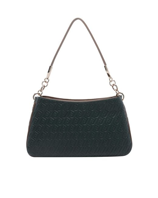 Liu Jo Black Forest Logo Shoulder Bag